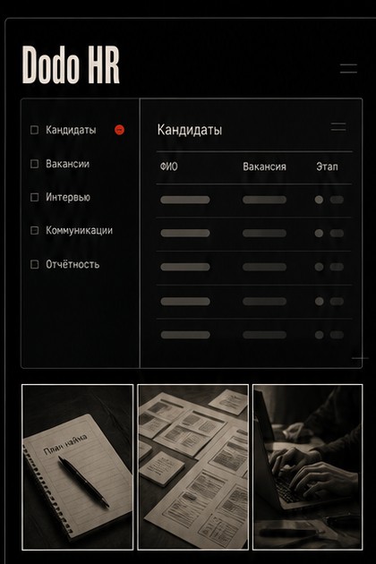 Интерфейс Dodo HR