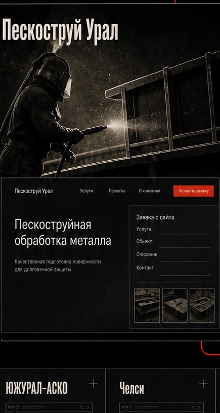 Проект Пескоструй Урал